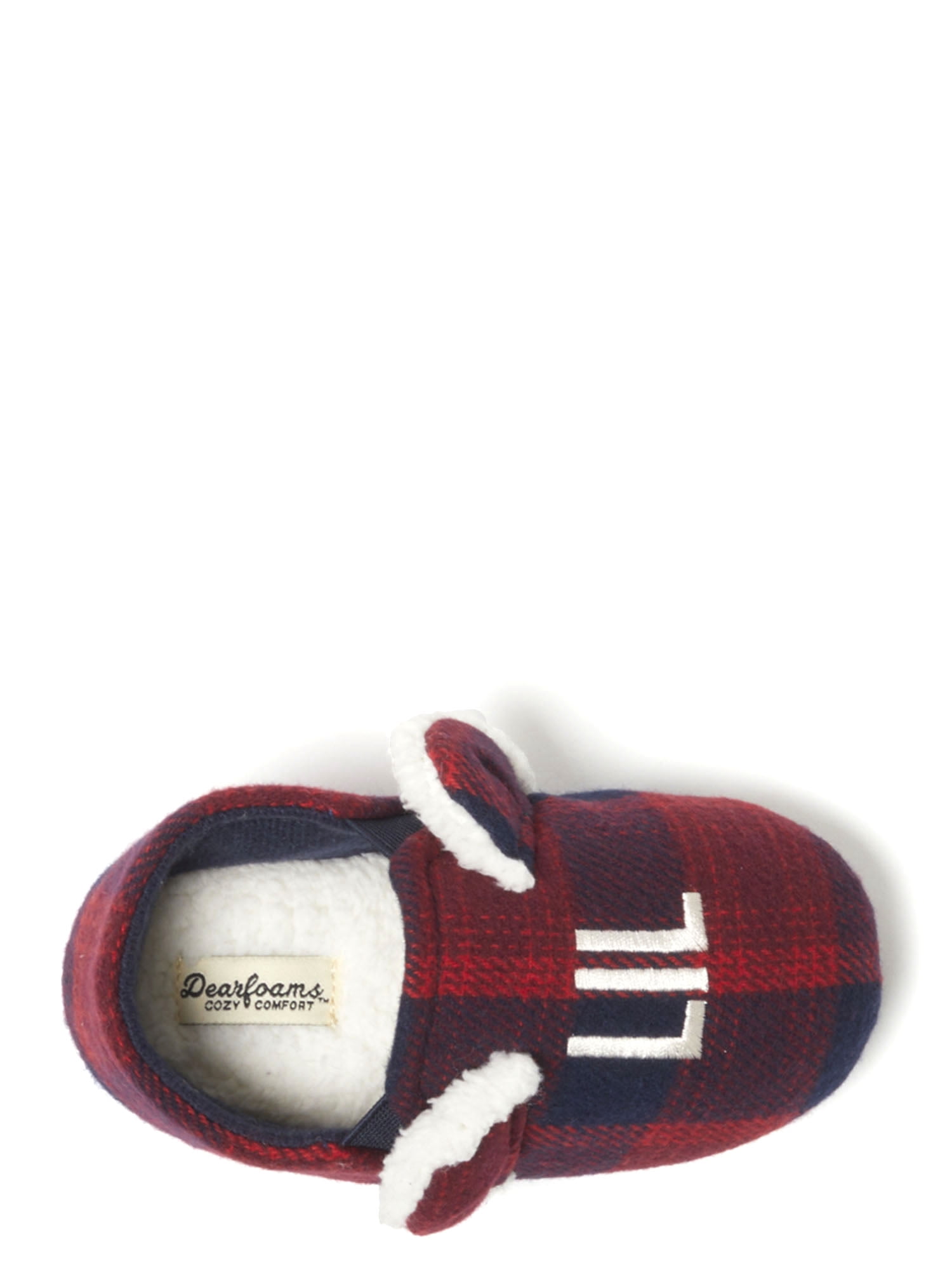 Dearfoams Cozy Comfort Lil Bear Closeback