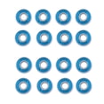 thumbnail image 1 of koolsoo 16 Pcs Roulements ABEC-9 pour Planche à Roulettes Longboard Hockey Roller Bleu, 1 of 9