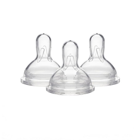 Medela Slow-Flow Wide Base Nipples (3-Pack)