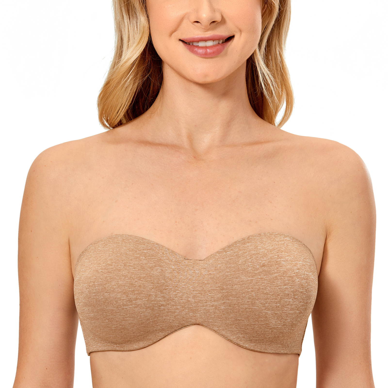 AISILIN Women's Strapless Bra Minimizer Bandeau Plus Size Seamless Underwire AISILIN Women's Strapless Bra Minimizer Bandeau Plus Size Seamless Underwire
