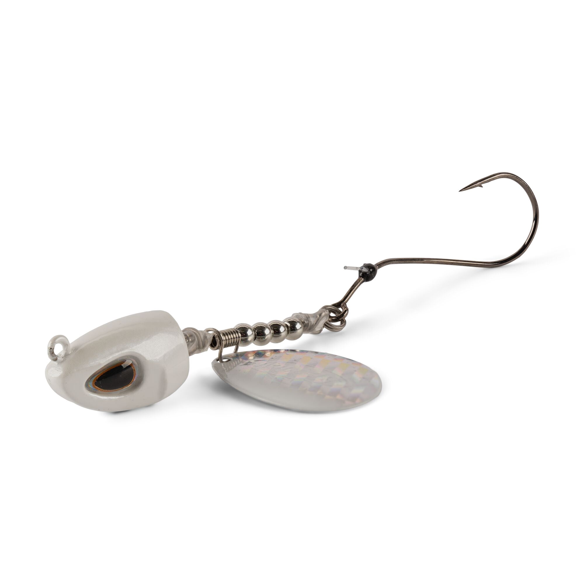 Berkley Bladed Rawler Jig, Crawler Jigs, Pearl White (1 Count)