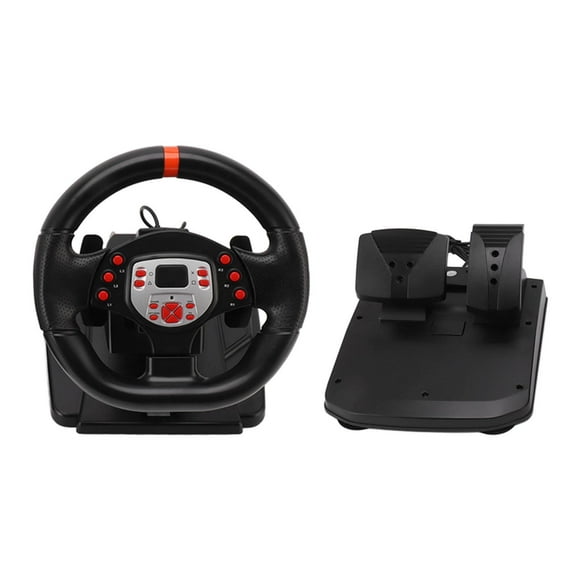 Steering Wheelfor PC,Game Racing Wheels Plug Steering Wheel PC Game Steering Wheel Smooth Operation