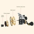 thumbnail image 4 of Abody Automatic Wire Spread 10+1 BB Fly Fishing Reel Aluminum Alloy Fishing Reel Left/Right Hand Raft Reel Ice Fishing Reels Automatic Line Casting Fly Reel, 4 of 7