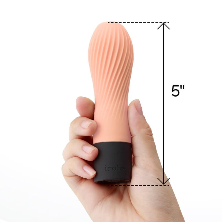 Iroha by TENGA Hanacha Battery Powered Ultra-Soft Touch Vibrator for  Clitoral Stimulation 5 inch