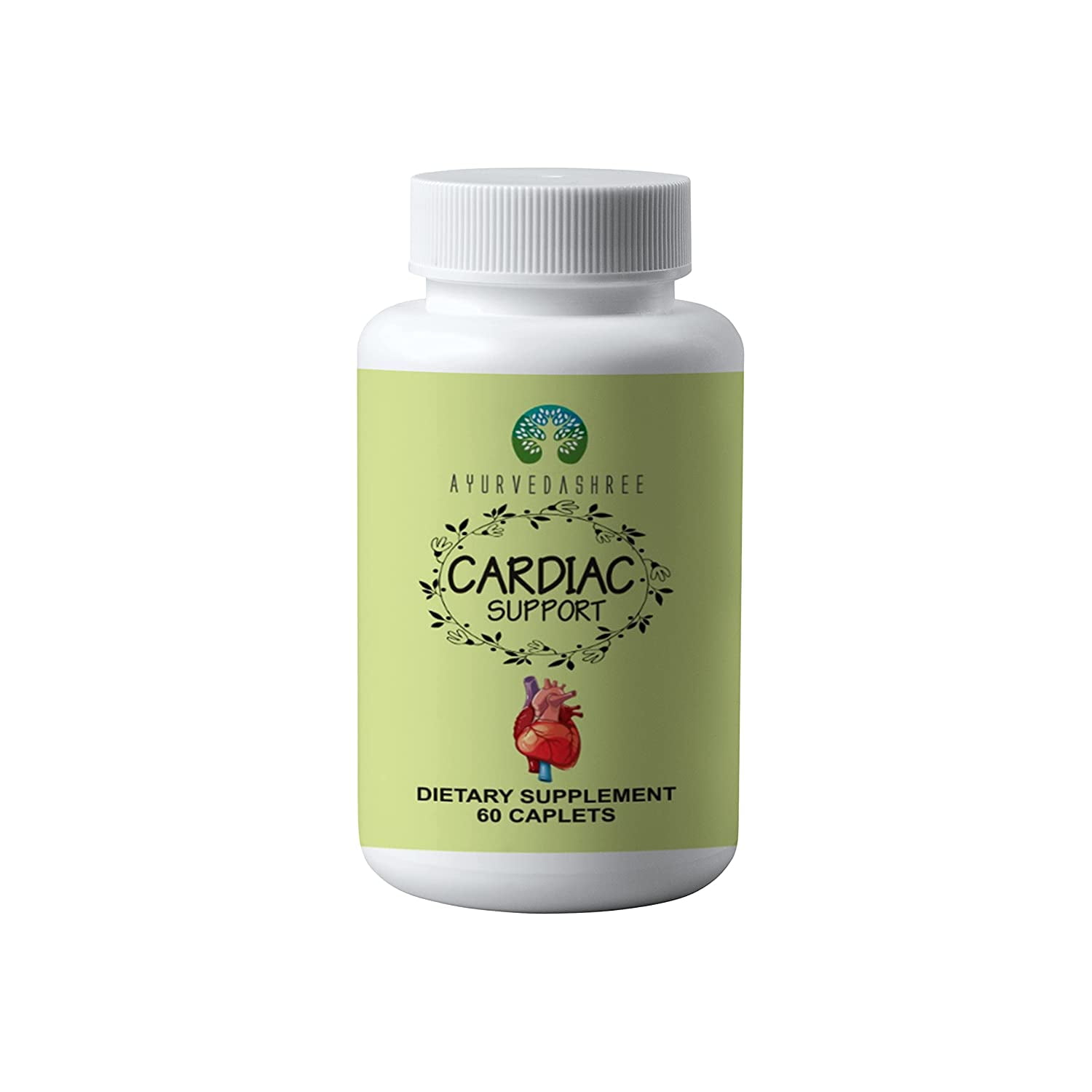 Ayurvedashree Cardiac Support 60Caps . Unbeatable Blood Pressure . Cardiac Wellness with High