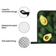 thumbnail image 4 of Cauagu Fresh Avocados Print Oven Mitts and Pot Holders 4 pcs Set,Extra Thicken Long Kitchen Oven Glove Potholders BBQ Gloves-Oven Mitts and Pot Holders(11 Inch), 4 of 6