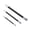 Black 1/4", 3/8", 1/2", variant on Flexible Socket Extension Set – 1/4",3/8",1/2" Shaft Drive 10" 8" 6",45° Bend – Flexible Drill Extension for Tight Spaces (Black,1/2" 1/4" 3/8")