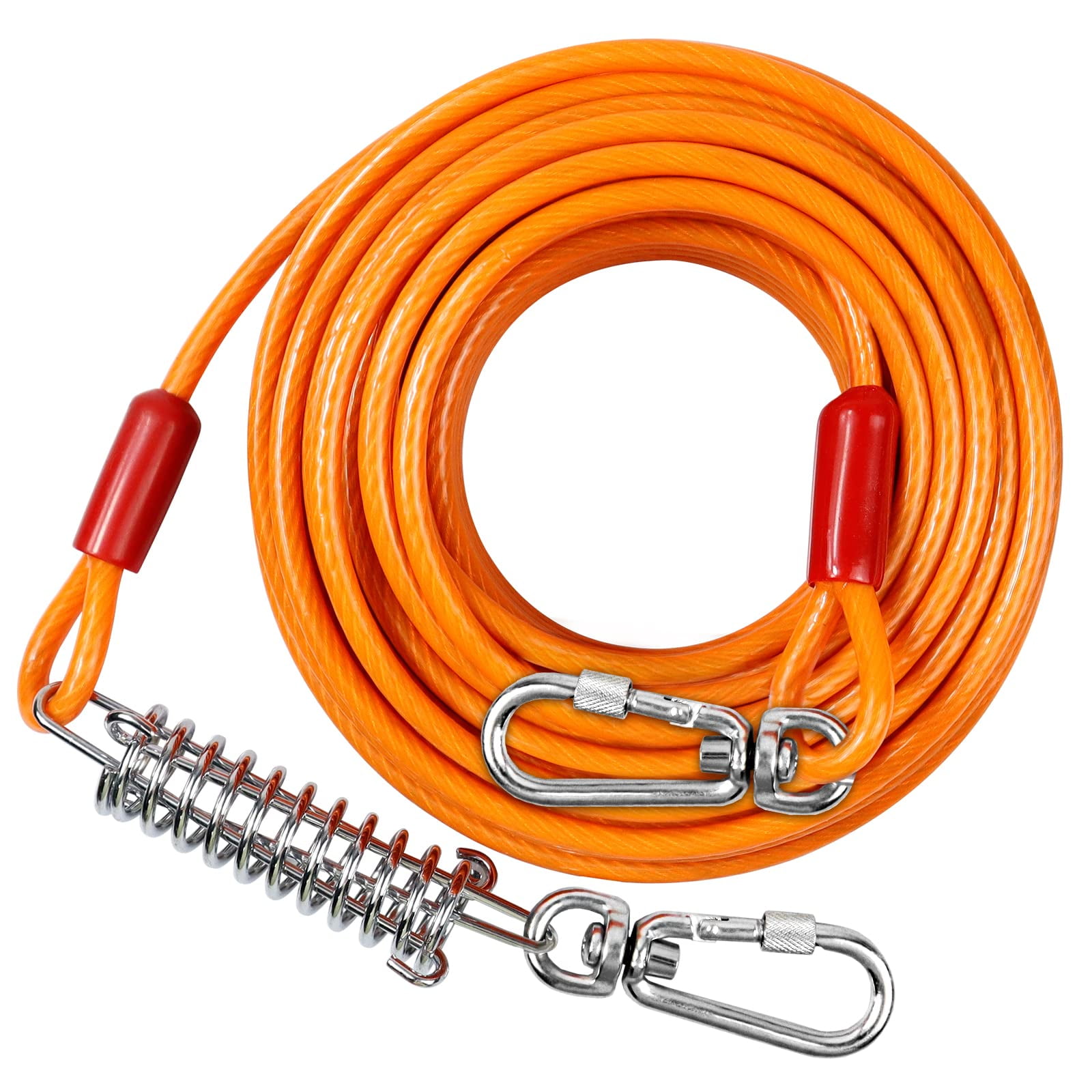 Tie Out Cable for Dogs, Extra Thick Dog Runner for Yard Camping, 30