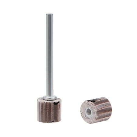 

8 Pcs 8x8mm Flap Wheel 180 Grits Abrasive Grinding Head with 1/8 Shank for Rotary Tools