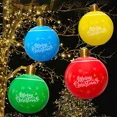 thumbnail image 6 of 4pcs Set Of Christmas Inflatable Snowballs - Colorful Lantern Ball Decorations - Cute Cartoon Christmas Inflatable Balls, 6 of 10