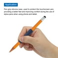 thumbnail image 4 of 3pcs Pen Grip Silicone Case Silicone Ergonomic Design Sleeve Holder for Stylus Pens, White Black Blue, 4 of 4