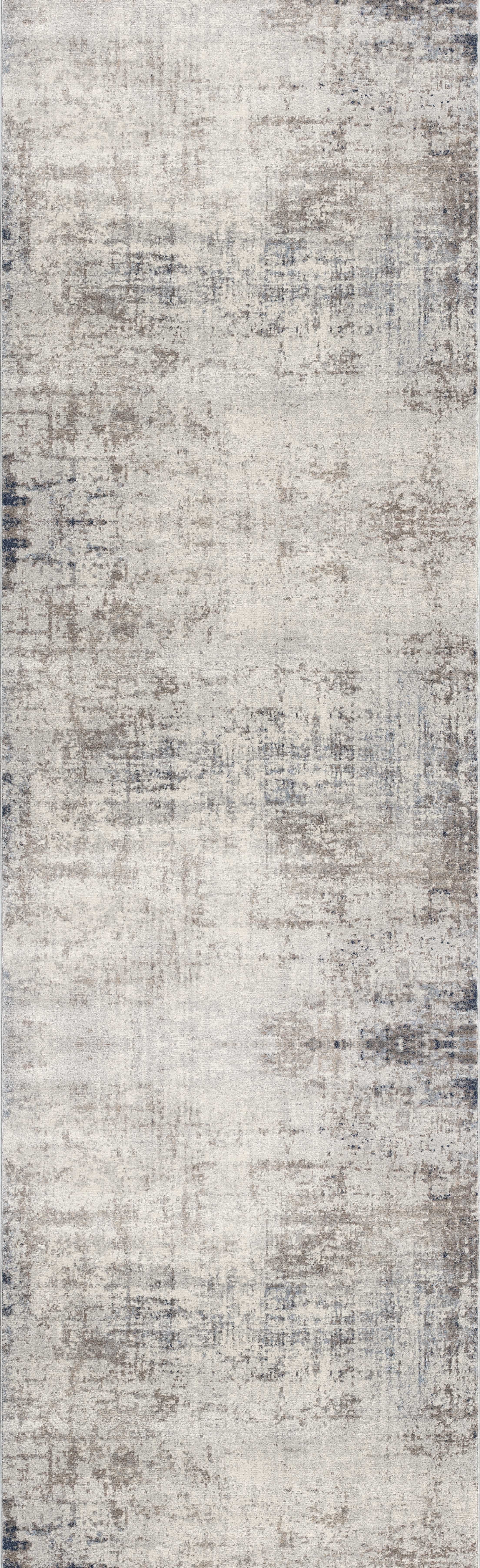 Rug Branch Havana 2' x 14' (Exact Size: 2'3" x 14') Abstract Indoor Runner Rug, Blue Navy, Contemporary - Entryway, Hallway, Bathroom, and Kitchen