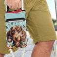 thumbnail image 3 of COEQINE Dachshund Crutch Case Flower Large Capacity Crutch Storage Bag Stylish Mobility Cane Pouch Broken Foot Underarm Crutch Pouch for Rehabilitation Patients, 3 of 7