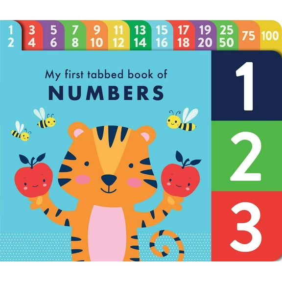 123: My First Tabbed Book of Numbers: Board Book with Colorful Tabs, (Board Book)