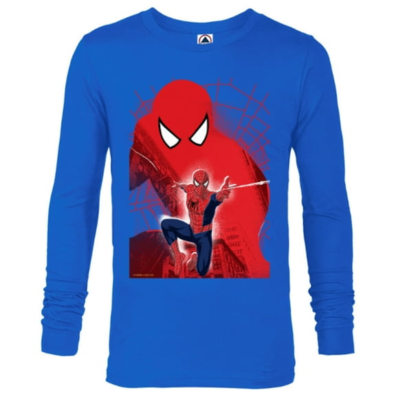 Marvel Spider-Man: No Way Home Friendly Neighborhood Hero - Long Sleeve T-Shirt for Men – Customized-Royal
