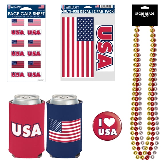 World Cup Ultimate Soccer Fan Supporter Pack - USMNT United States Men's National Team