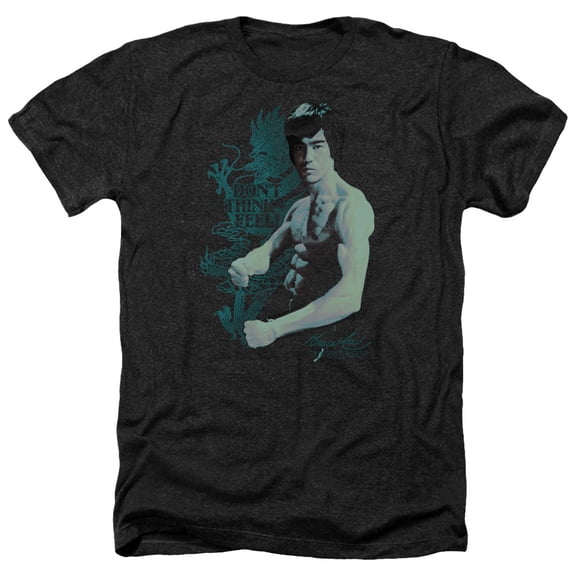 Bruce Lee - Feel - Heather Short Sleeve Shirt - XX-Large