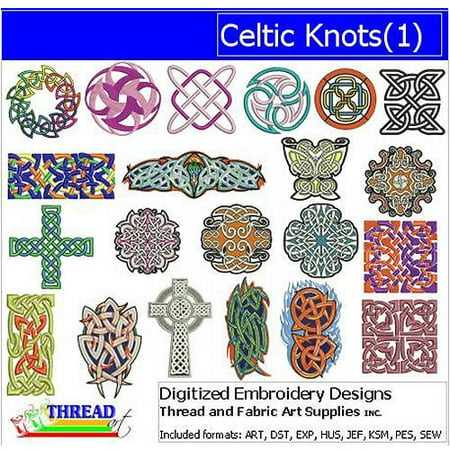 - ThreadArt Machine Embroidery Designs Celtic Knots Version 1 CD