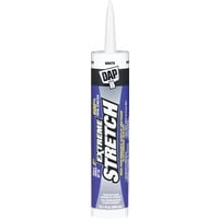DAP Extreme Stretch Premium Crackproof Elastomeric Sealant, White, 10.1 Oz.