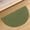 Green, variant on LQCrafK Half Round Non-Slip Kitchen Bathroom Toilet Doormat,Kitchen Mats, Half Moon Round Kitchen Rugs Carpet,Anti Skid Absorbent Floor Rug Mat for Kitchen Doorway Floors Accessories