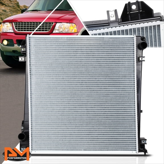 PM PERFORMOTOR Full Aluminum Core OE Factory Radiator for 02-05 Explorer/Mountaineer DPI-2342