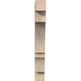 thumbnail image 2 of Ekena Millwork 6"W x 36"D x 48"H Balboa Block Rough Sawn Bracket, Douglas Fir, 2 of 25