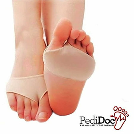 Pedidoc (TM) Metatarsal Pads Ball of Foot Cushions Foot Support Gel Sleeves for Forefoot Pain Relief and Support Prevent Calluses and Blisters Absorbs Shock For Sports and Daily Comfort (1