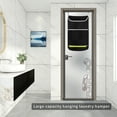 thumbnail image 6 of Kabuer Hanging Laundry Hamper Bag, Door Hanging Hamper for Convenient Laundry Storage, Black, 6 of 6