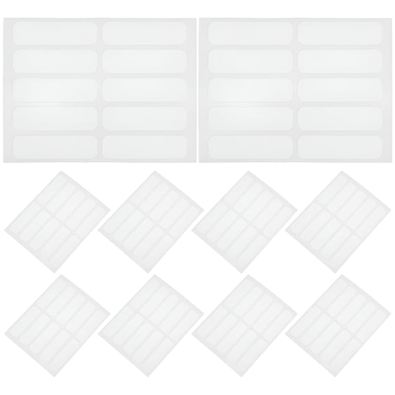 ARLAJO 100 Pcs Iron on Writable Fabric Name Tags for Nursing Home College Camp Laundry Safe in Washer Dryer