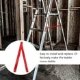 thumbnail image 4 of OULII Aluminum Alloy Ladder Hinge for Door Red Lightweight Folding Step Hardware with Easy Storage Features, 4 of 8