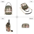 thumbnail image 3 of FORMRS Crossbody Bag for Women Quilted Travel Shoulder Cell Phone Purse with Chain Strap Handbag, Cute Snowmen, 3 of 7