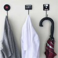 thumbnail image 5 of Retro Door Hook Nail-Free Auxiliary Storage Hook Office Compartment Bathroom Kitchen Door Back Hook, 5 of 5