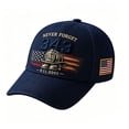 thumbnail image 2 of Never Forget 343 9/11 Commemorative Baseball Cap,9/11 Hat,Adjustable Patriotic 343 Fallen Firefighters Remembrance Baseball Hat For Men Women, 2 of 6