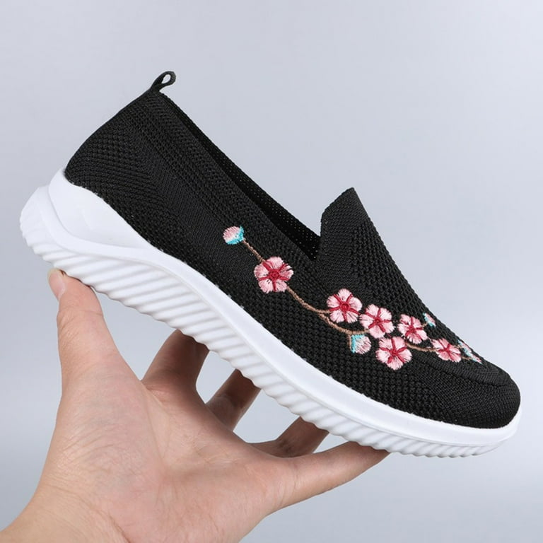 Blphud Ladies Shoes On Sale Clearance Summer Shoes for Women 2024 Casual Womens Sneakers Womens Slip On Shoes Work Non Slip Sneakers Walking Shoes