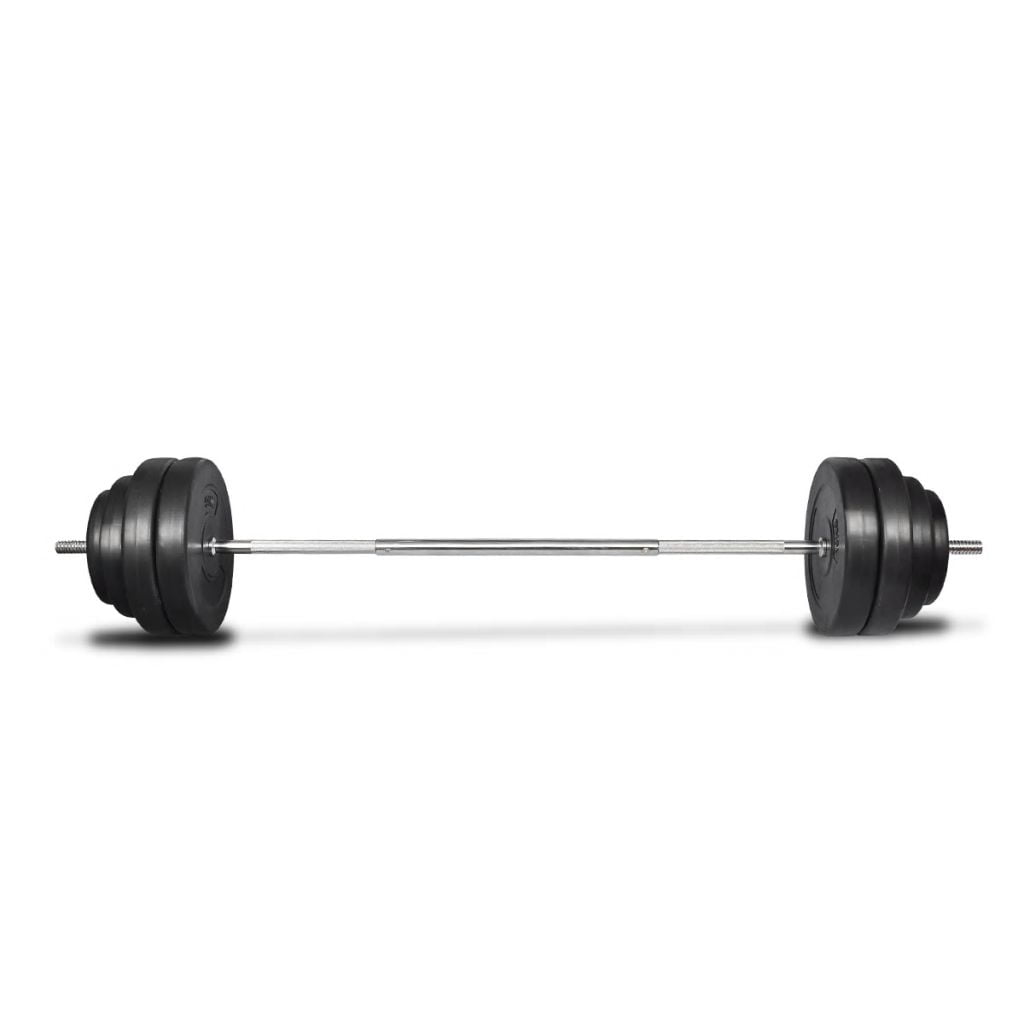 vidaXL Barbell with Plates Set 132.3 lb