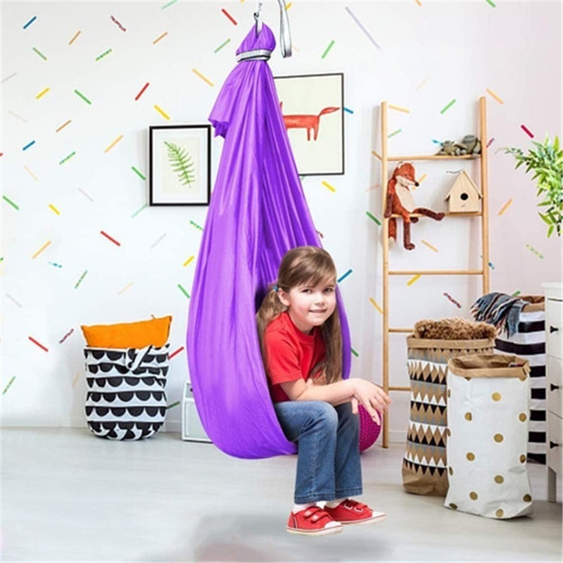 Generic 100 x 280 cm 1-Person Swing Hammock, Blue