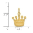 thumbnail image 4 of 14K Yellow Gold Charm Pendant 20 mm 12 Kings Crown, 4 of 4