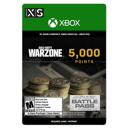 Call of Duty: Warzone - 5000 Points, Activision, Xbox One, Xbox Series X,S, [Digital Download]