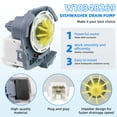 thumbnail image 3 of Bomba de desagüe para lavavajillas AMI PARTS W10348269 para Kenmore Whirlpool, 3 of 7