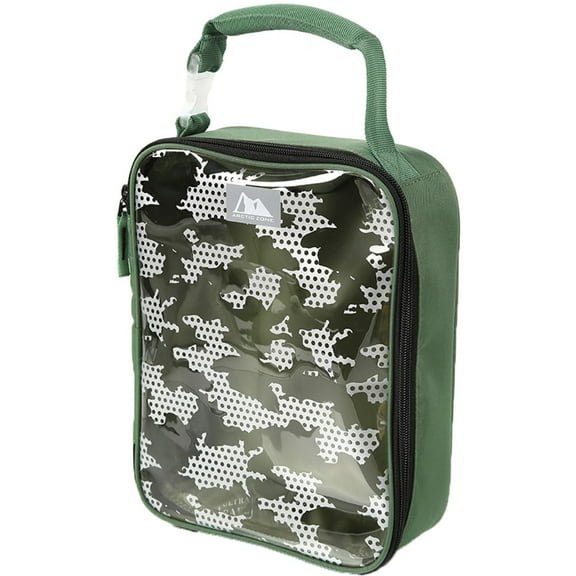 Arctic Zone Translucent Insulated Upright Lunch Pack, Green Camo