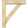 thumbnail image 3 of Ekena Millwork 8"W x 38"D x 44"H Traditional Block Rough Sawn Bracket w/ Offset Brace, Douglas Fir, 3 of 25