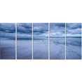 thumbnail image 2 of Stormy Clouds Over Ocean - Modern Seascape Canvas Artwork, 2 of 3