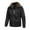 Black Faux Fur Bomber Jacket for Men, variant on HOOMEUMY Mens Faux Fur Bomber Jacket Fashion 2025 Trendy Classic Solid Coat Turndown Collar Jacket Padded Design Casual Workout Long Sleeve Clothes Yellow L