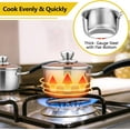 thumbnail image 4 of Saucepan with Lid Set, 1 Quart and 2 Quart Stainless Steel Sauce Pan, 4 of 6