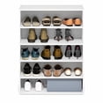 thumbnail image 4 of Furinno FANO 5-Tier Stackable Shoe Rack for Closet Entryway White, 4 of 5
