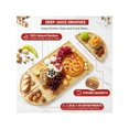 thumbnail image 6 of 3 Pack Bamboo Charcuterie Boards Set, Large Bamboo Cheese Board Set With Deep Juicy Groove For Kitchen, Chopping Board Set For Entertaining, 6 of 7