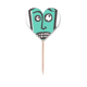 thumbnail image 1 of suprised abstract face sketch  Etiqueta del corazón de la bandera del palillo de dientes, 1 of 3
