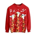 thumbnail image 5 of Byoo Christmas Toddler Boys Sweatshirt Giraffe Graphic Round Neck Knited Ribbed Top Holiday Casual Xmas Pullover Shirt, 5 of 5