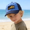 thumbnail image 2 of HNMKIU Washed Kids Baseball Cap With Excavator Design Soft Adjustable Toddler Hat For Boys And Girls Blue,2-8 Years, 2 of 5