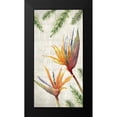 thumbnail image 2 of Kimberly, Allen 9x14 Black Modern Framed Museum Art Print Titled - Tropical Blooms 2, 2 of 5